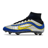 Botas de fútbol Nike Mercurial Superfly 4 Elite FG en gris y azul